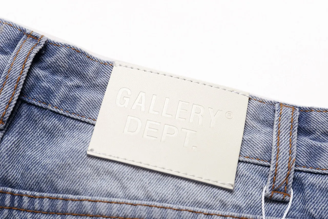 645#Gallery Dept new basic style washed small straight leg jeans American high street casual trousers washed black washed blue S～XL p220